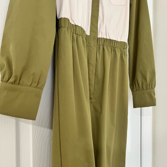 Olive green jumpsuit - Picture 3 of 4